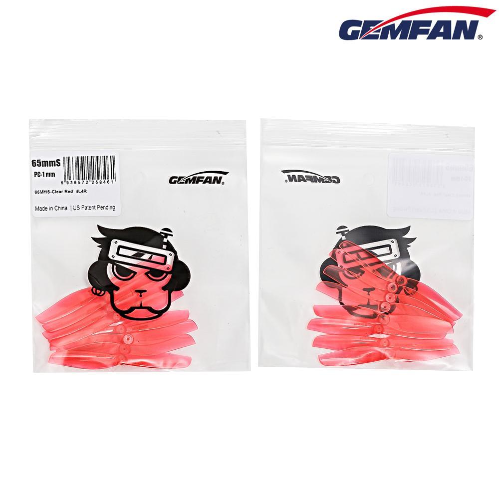 Gemfan 65S 65mm 2.5" Micro Propellers 1mm/1.5mm Shaft (4CW + 4CCW)