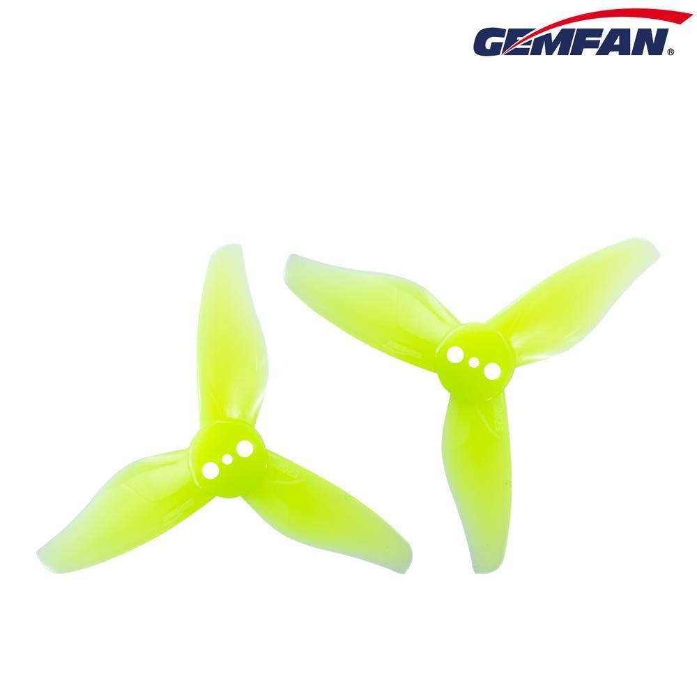 Gemfan Flash Durable Tri Blade 2023 1mm Shaft Propellers CW/CCW 1 Pack (8 Pieces)