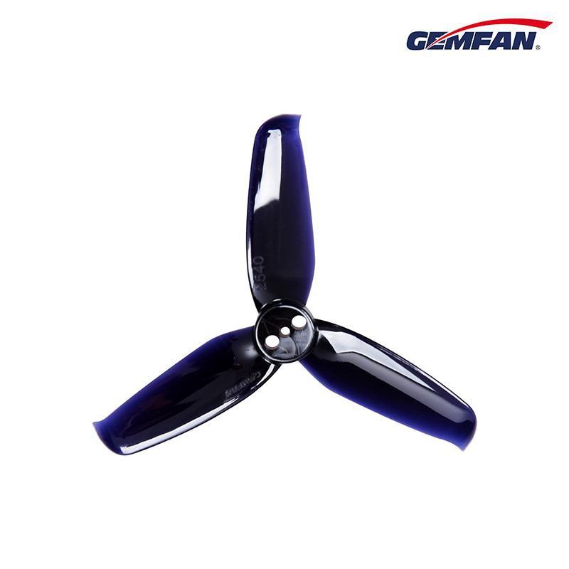 Gemfan Flash Durable Tri Blade 2540 Propellers CW/CCW 1 Pack (8 Pieces) - Phaser FPV