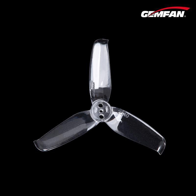 Gemfan Flash Durable Tri Blade 2540 Propellers CW/CCW 1 Pack (8 Pieces) - Phaser FPV