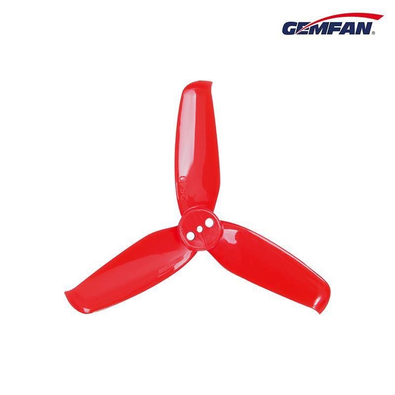 Gemfan Flash Durable Tri Blade 2540 Propellers CW/CCW 1 Pack (8 Pieces) - Phaser FPV