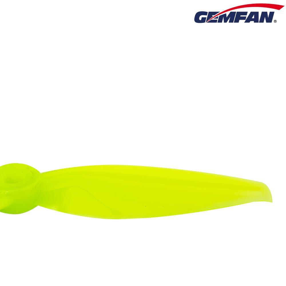 Gemfan Flash Durable Tri Blade 5144 Propellers CW/CCW 1 Pack (4 Pieces) Clear Red