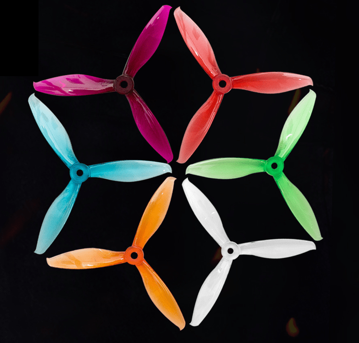 Gemfan Flash Durable Tri Blade 5149 Propellers CW/CCW 1 Pack (4 Pieces)