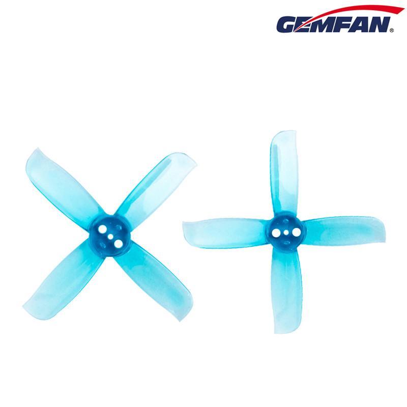 Gemfan Hulkie Durable Four Blade 2036 3 Hole Propellers CW/CCW 1 Pack (8 Pieces) Clear