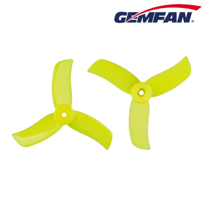 Gemfan Hulkie Durable Tri Blade 2040 Square Hole Propellers CW/CCW 1 Pack