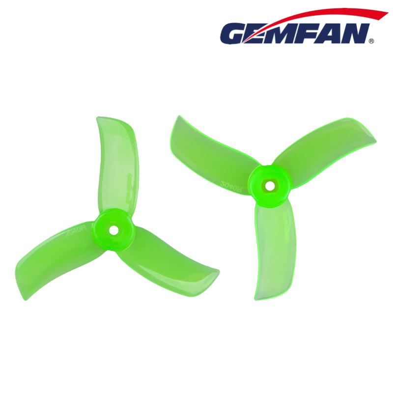 Gemfan Hulkie Durable Tri Blade 2040 Square Hole Propellers CW/CCW 1 Pack