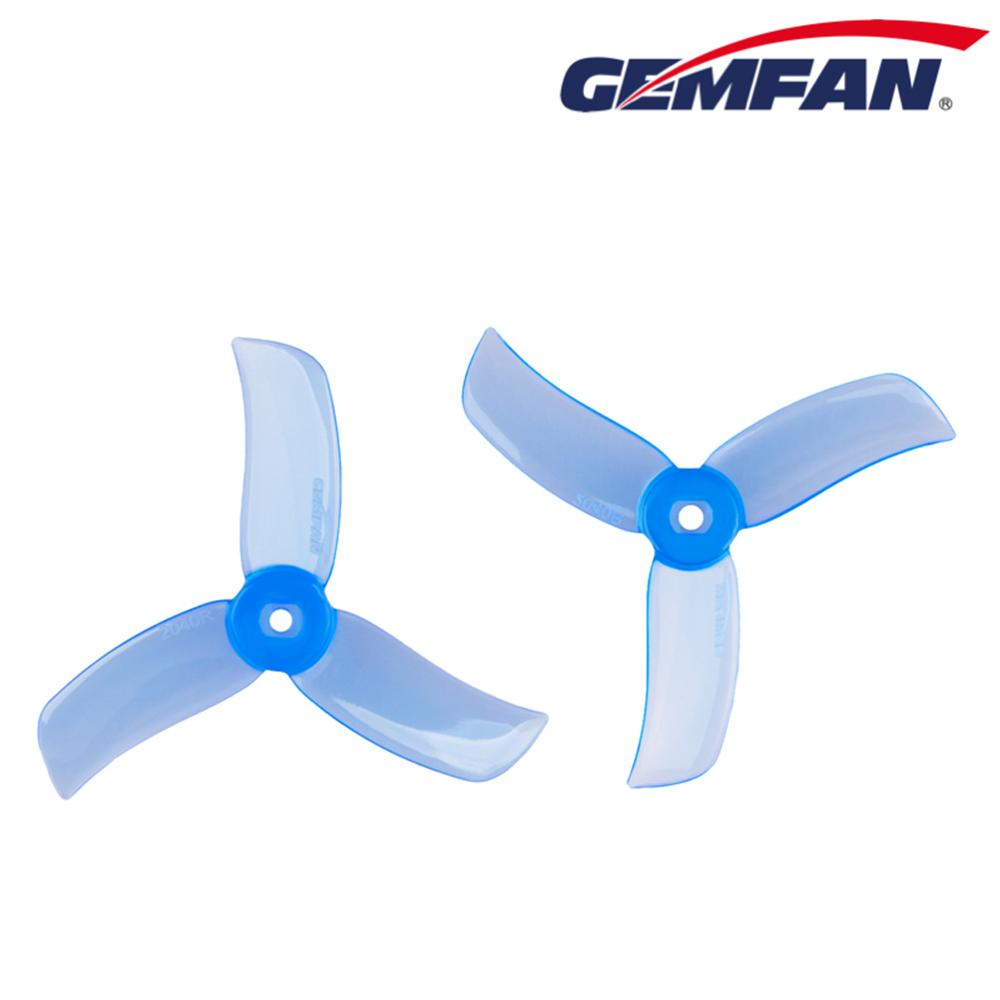 Gemfan Hulkie Durable Tri Blade 2040 Square Hole Propellers CW/CCW 1 Pack