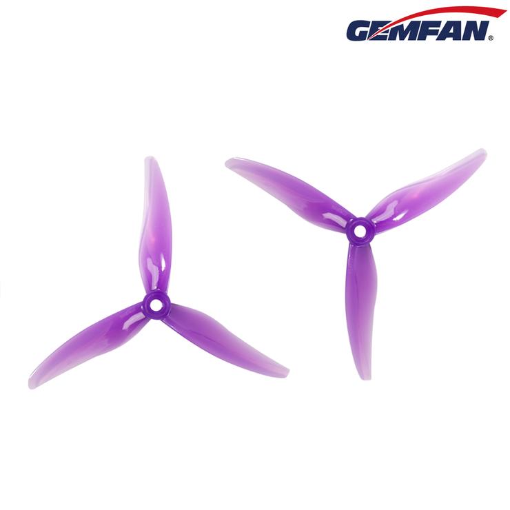 Gemfan Hurricane Durable Tri Blade 51477 Propellers CW/CCW 1 Pack (4 Pieces)