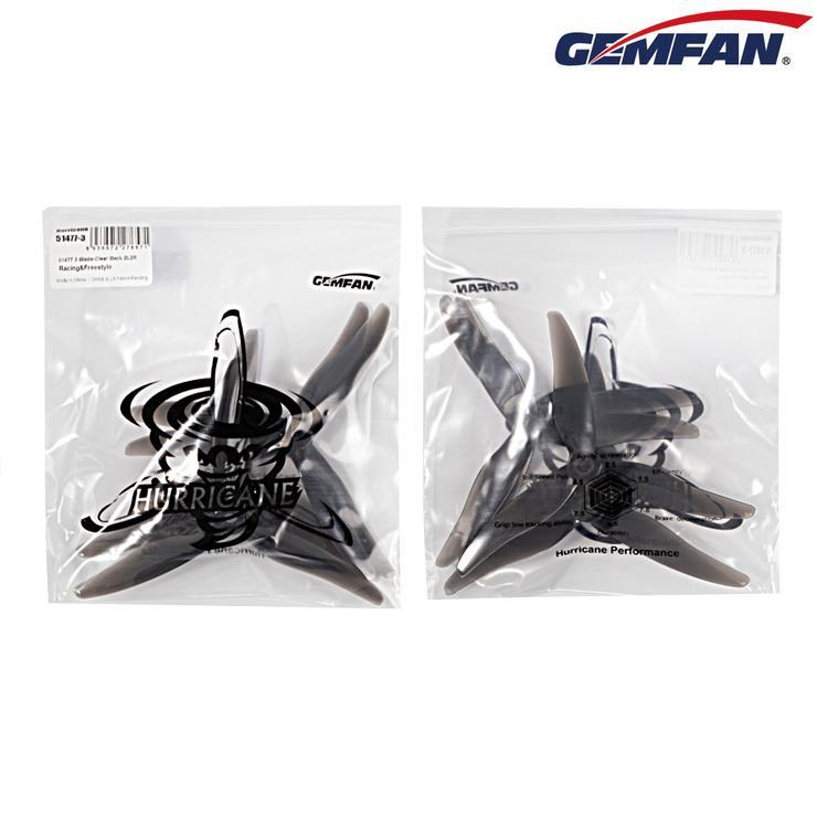 Gemfan Hurricane Durable Tri Blade 51477 Propellers CW/CCW 1 Pack (4 Pieces)