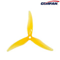 Gemfan Hurricane Durable Tri Blade 51477 Propellers CW/CCW 1 Pack (4 Pieces) Yellow