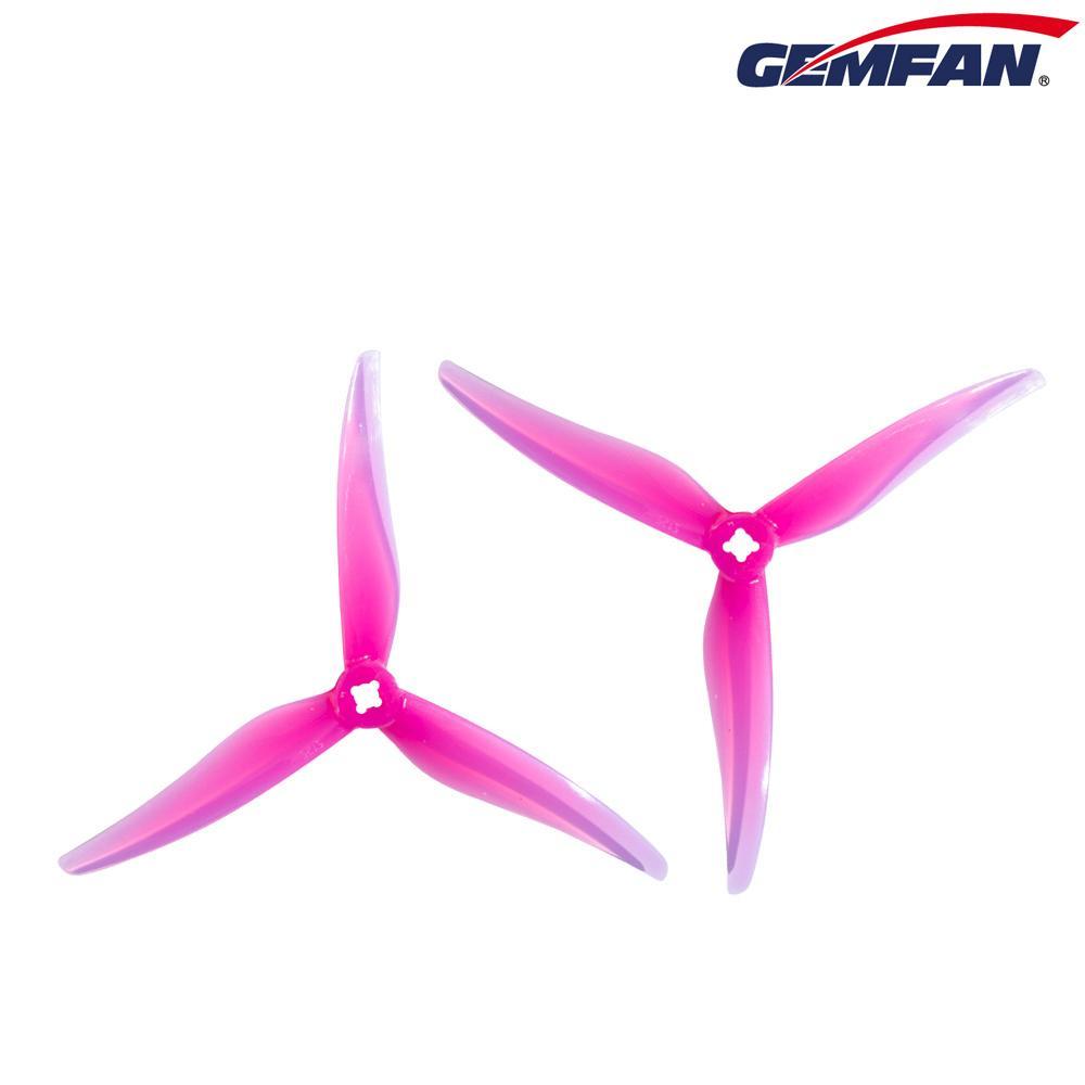 Gemfan Hurricane Durable Tri Blade SL 5125 Propellers CW/CCW 1 Pack (4 Pieces 2mm)