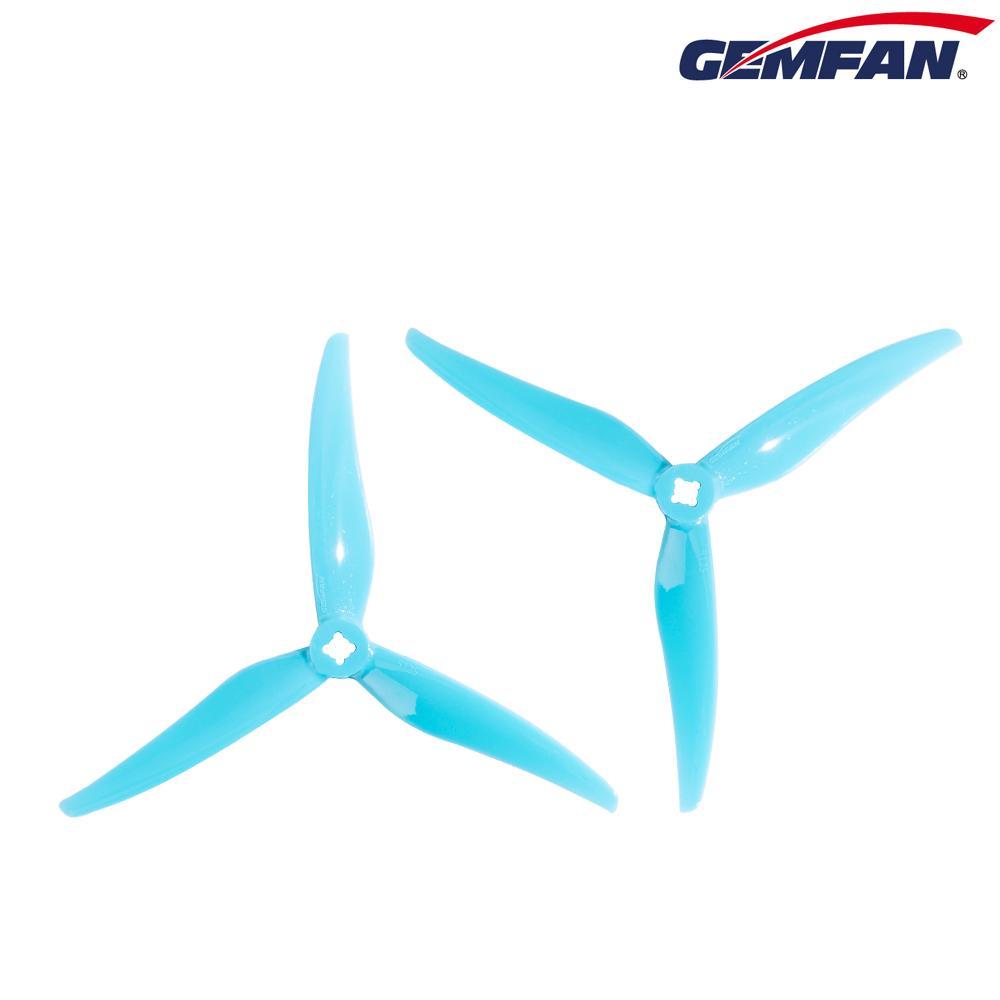 Gemfan Hurricane Durable Tri Blade SL 5125 Propellers CW/CCW 1 Pack (4 Pieces 2mm)