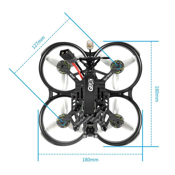 GEPRC CineBot30 3" Analog FPV Drone w/ Caddx Ratel 2 Camera - 4S/6S