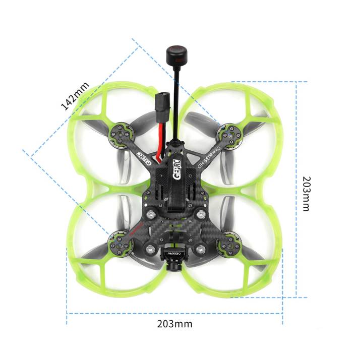GEPRC CineLog 35 P 3.5" Cinewhoop Drone HD w/ Caddx Nebula Pro - 6S