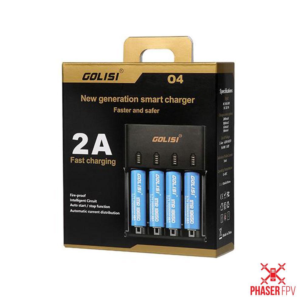 Golisi O4 4 Bay 18650 Battery Charger
