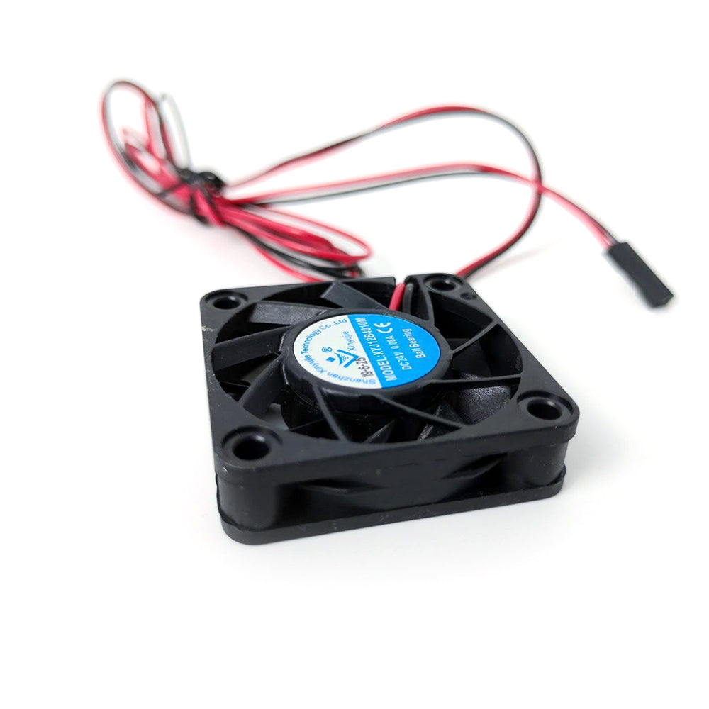 E3D Hemera 4x10 24V Fan 40mm For Hemera Extruder E-FAN-40-40-10-24V-BK-CABLE-MF