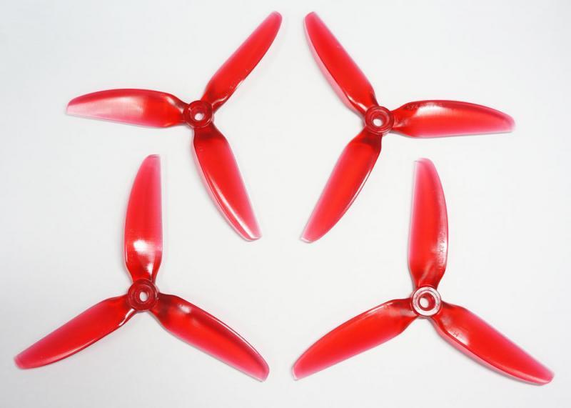 HQ Durable Prop 5X4.8X3V1S Tri Blade Propellers CW/CCW 1 Pack (4 Pieces)