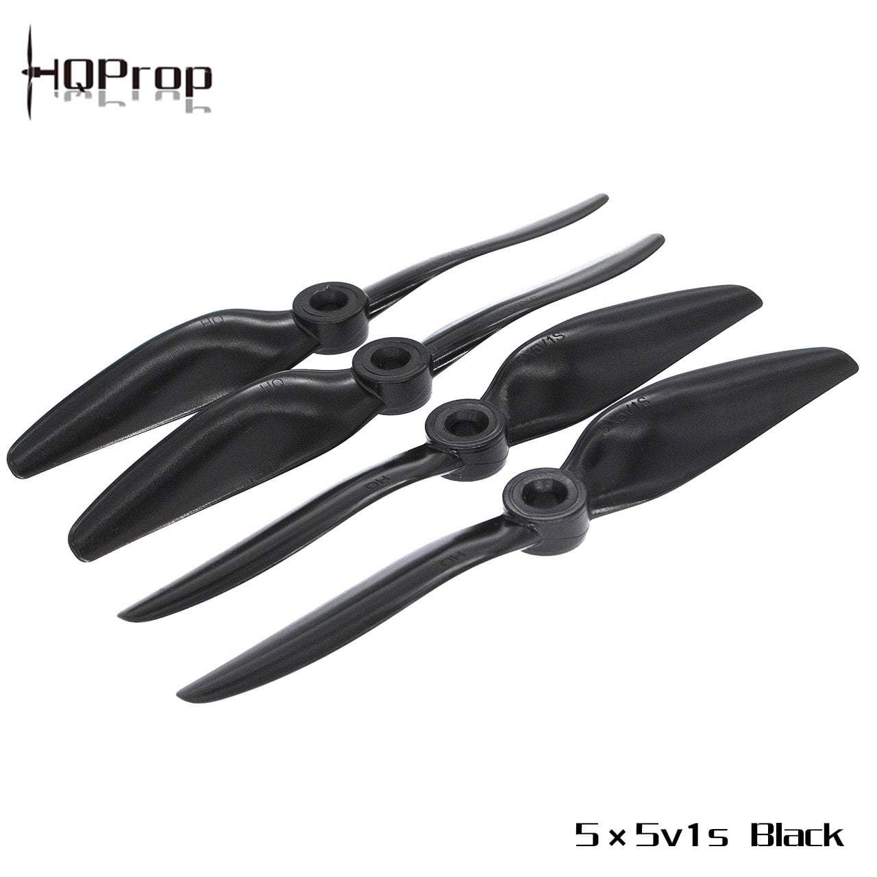 HQ Durable Prop 5X5V1S (2CW+2CCW)-Poly Carbonate Black