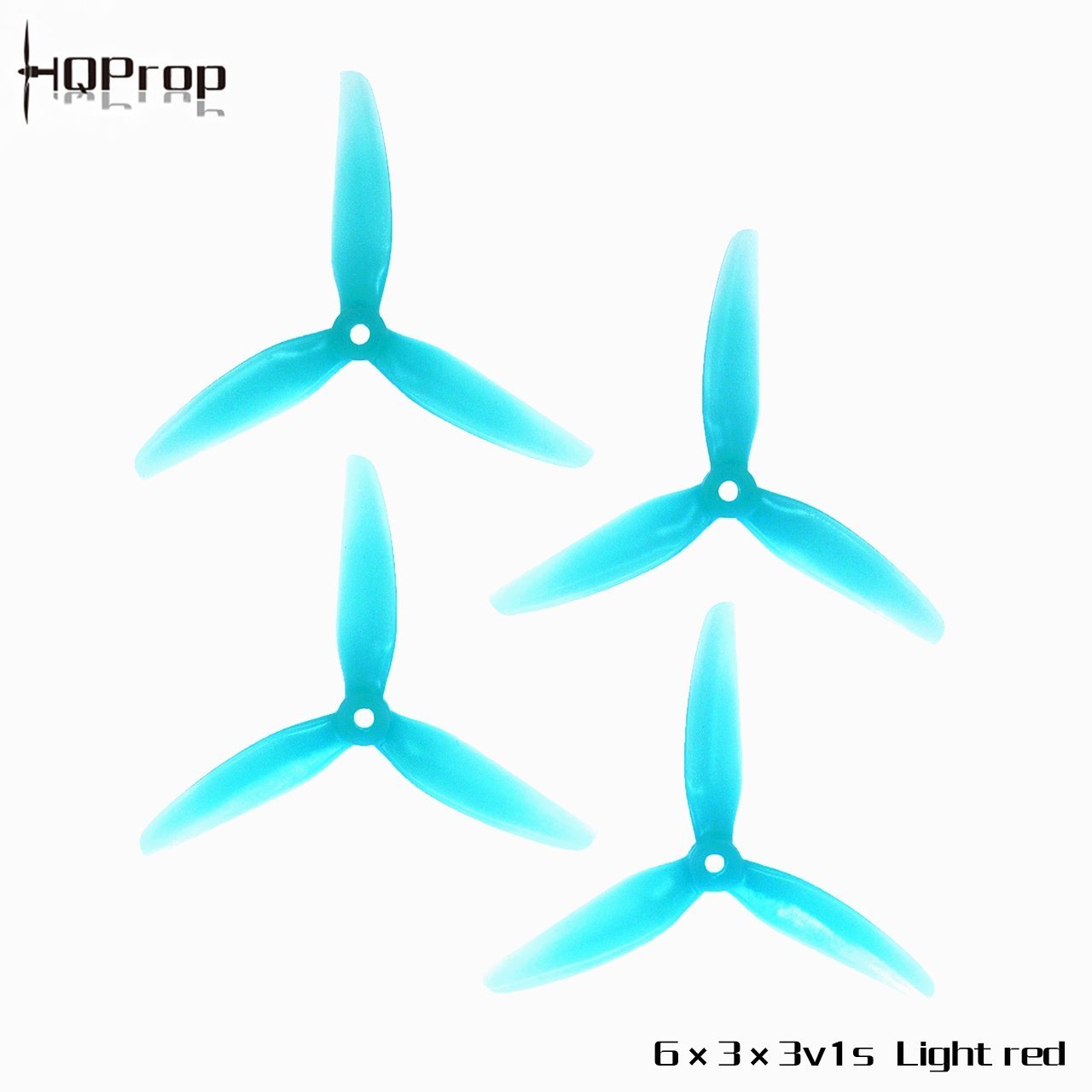 HQ Durable Prop 6X3X3V1S (2CW+2CCW)-Poly Carbonate Blue