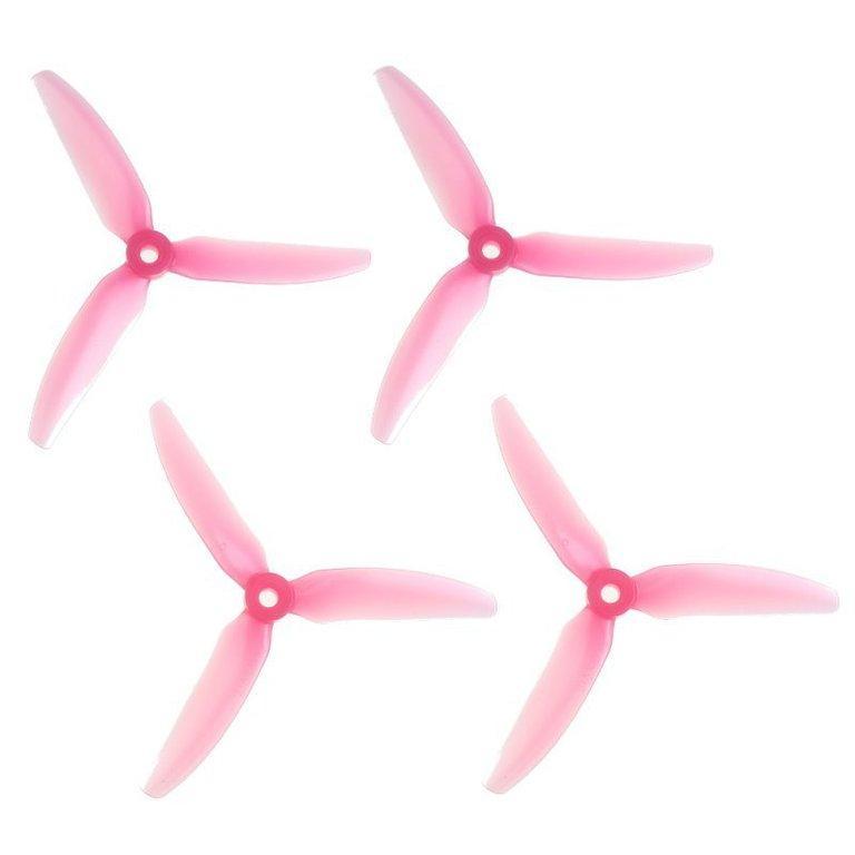 HQ Durable Prop Poly Carbonate 5X4.3X3V1S Tri Blade Propellers CW/CCW 1 Pack (4 Pieces)