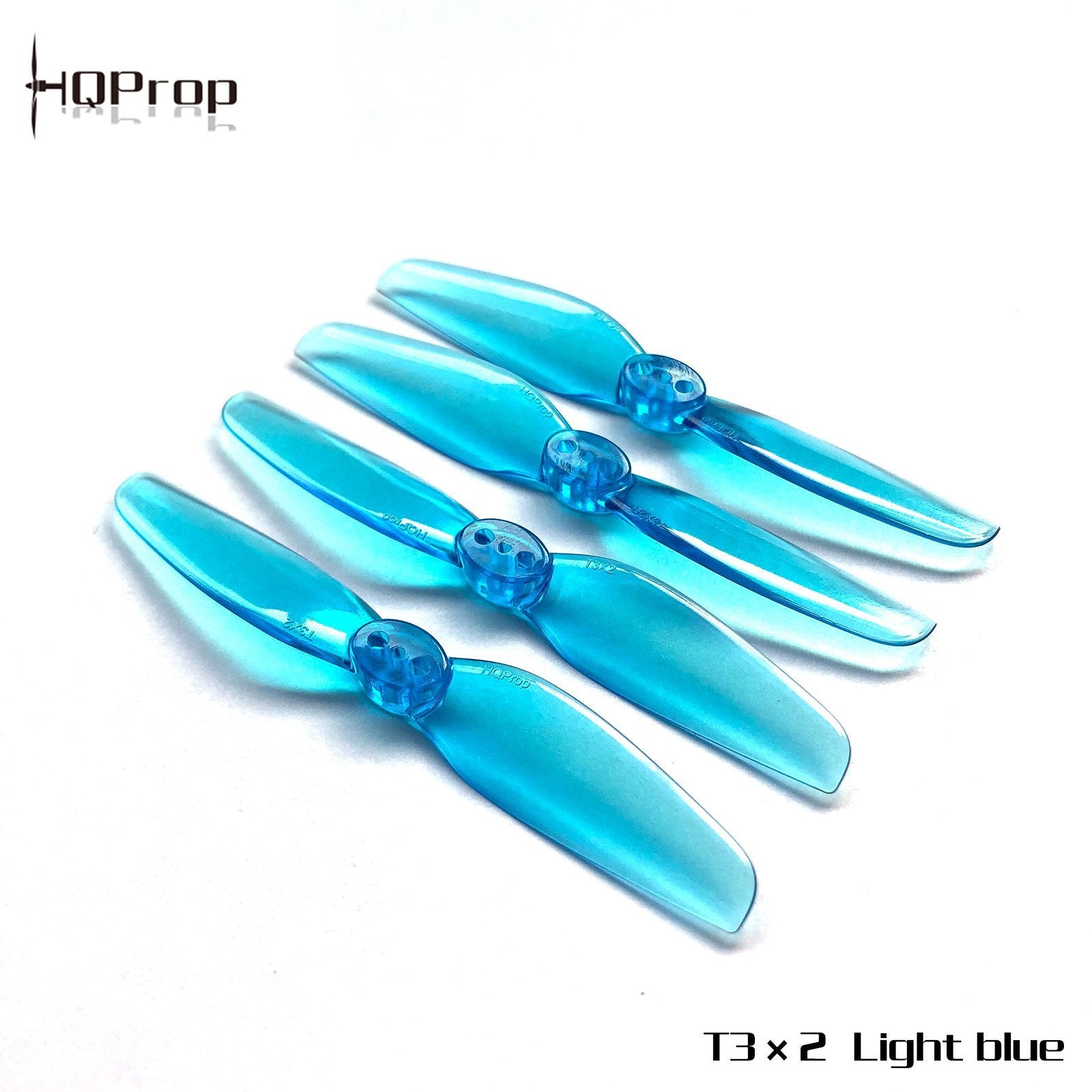 HQ Durable Prop T3X2（2CW+2CCW)-Poly Carbonate Blue