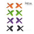 HQ Prop 1mm Shaft Micro Whoop Prop 1.2x1.3x4 Propellers 1 Pack (4 Pieces) Green