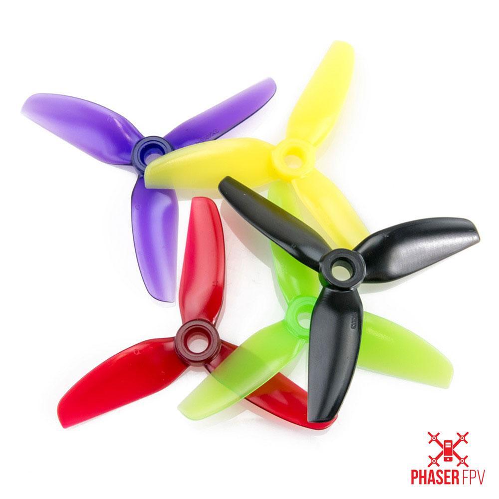 HQ Prop  3X4X3 Propellers 1 Pack (4 Pieces) Black