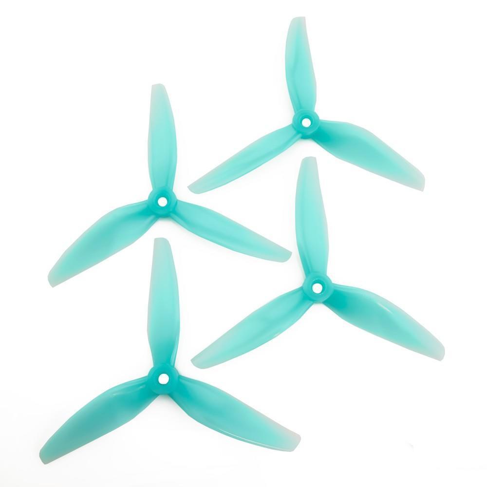 HQ Prop 5.1X5.1X3 Propellers 1 Pack (4 Pieces) Light Blue
