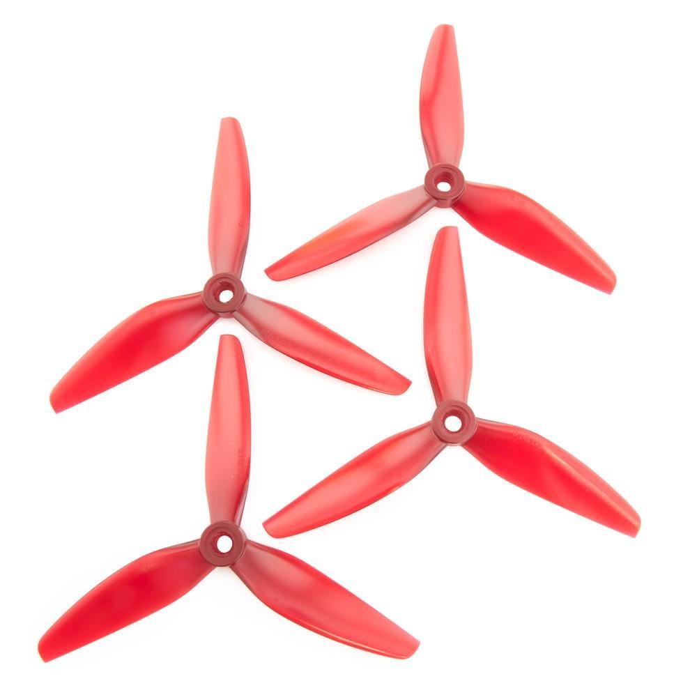 HQ Prop 5.1X5.1X3 Propellers 1 Pack (4 Pieces) Light Red