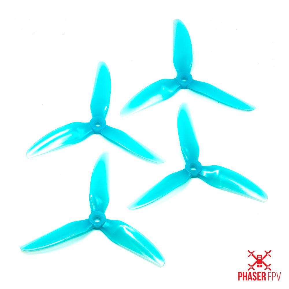 HQ Prop 5X4.8X3V1S Propellers 1 Pack (4 Pieces) Light Blue