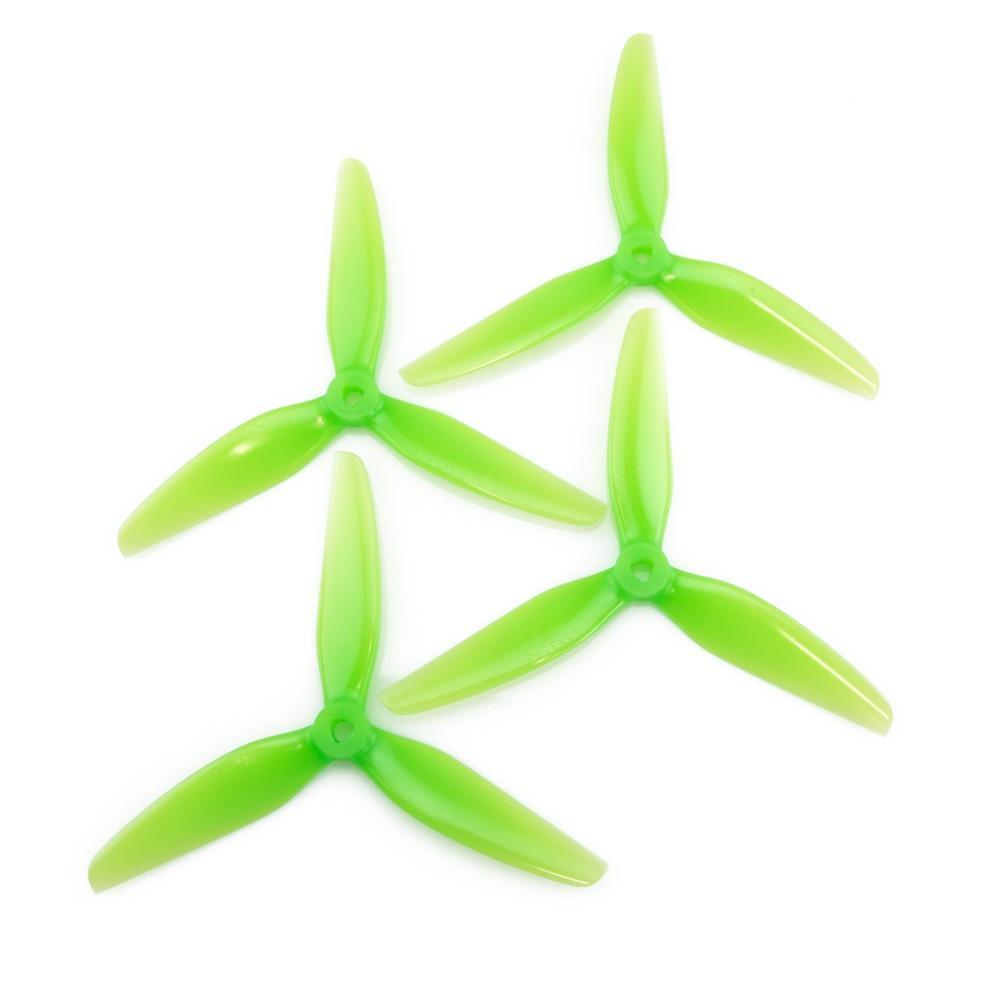 HQ Prop DP 5.1X3.1X3 Propellers 1 Pack (4 Pieces) Light Green