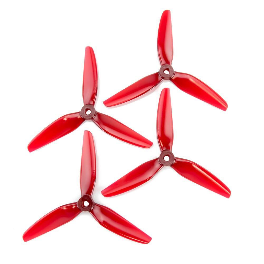 HQ Prop DP 5.1X3.1X3 Propellers 1 Pack (4 Pieces) Red