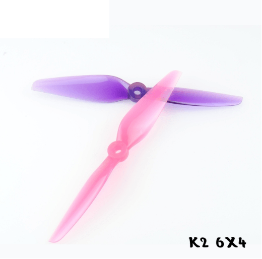 HQProp Ethix K2 6x4x2 Bubble Gum Poly Carbonate Propellers (2CW+2CCW)