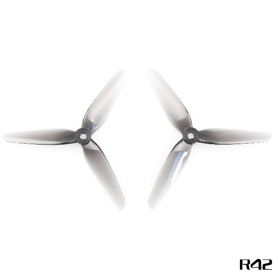 HQ Racing Prop R42 Propellers 1 Pack (4 Pieces) Grey
