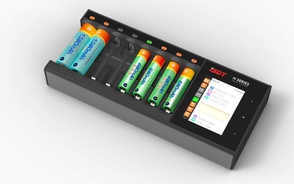 ISDT N8 18W 1.5A AA/AAA LiIon LiHv NiMh Battery Charger