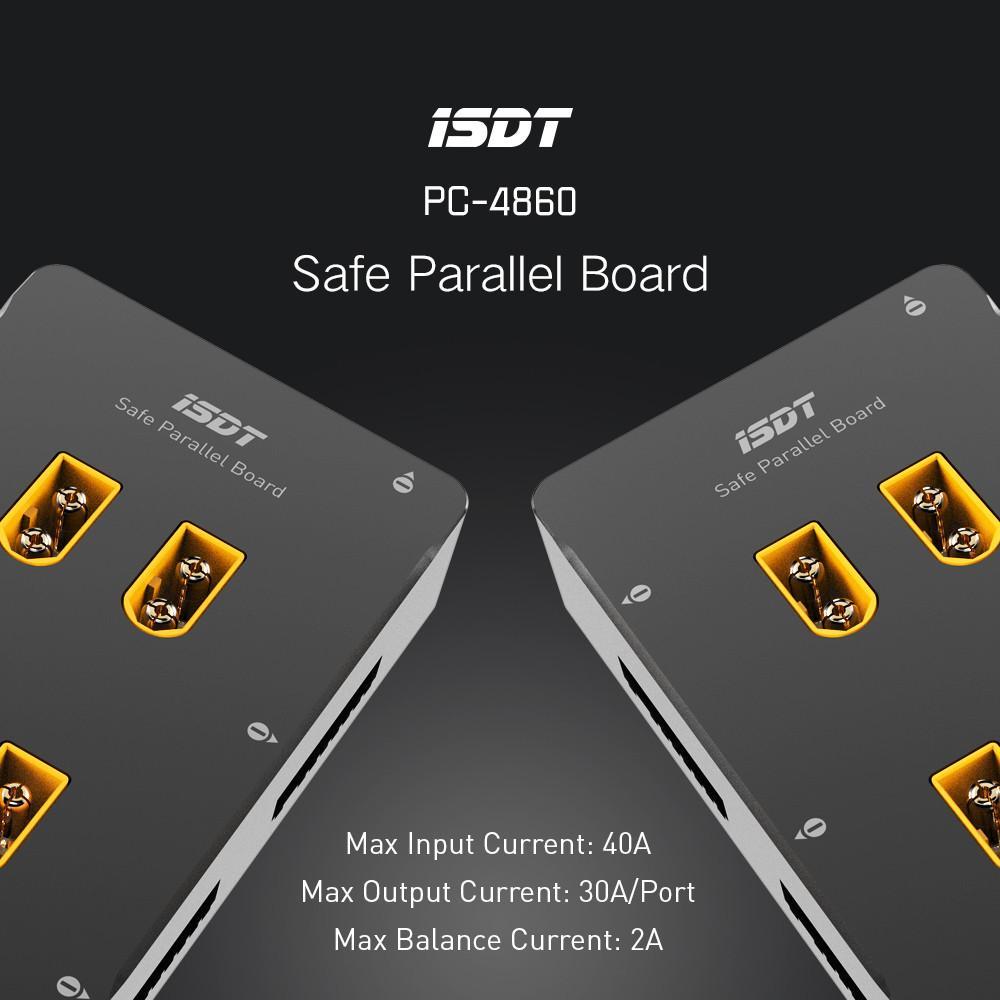 iSDT PC-4860 1-8S Safe Parallel Board XT60 Plug Parallel Balance Charging Board