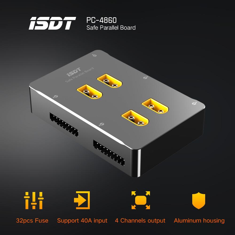 iSDT PC-4860 1-8S Safe Parallel Board XT60 Plug Parallel Balance Charging Board