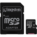 Kingston Micro SD Card 64GB 80R Canvas Select SDCS/64GB