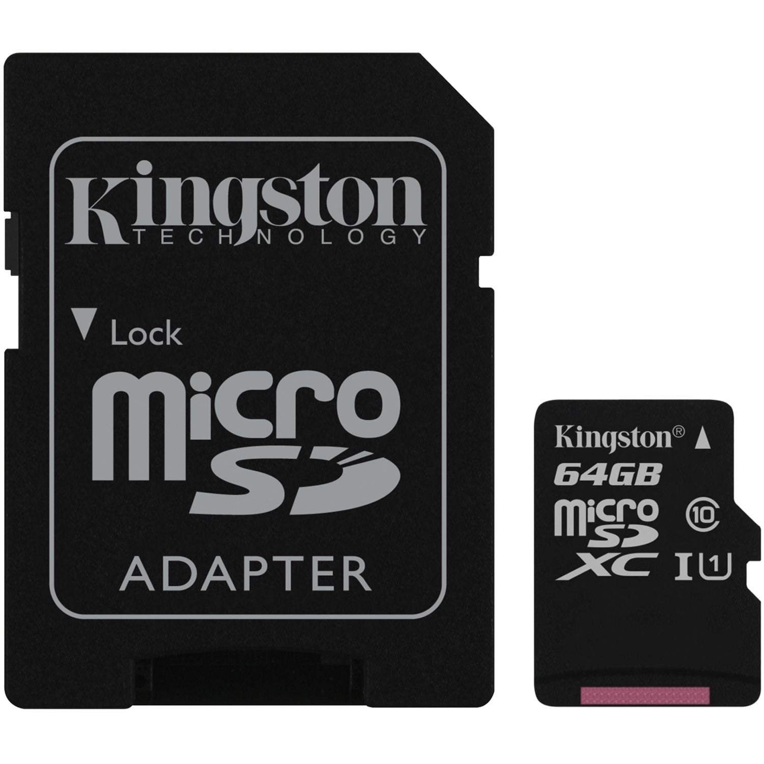 Kingston Micro SD Card 64GB 80R Canvas Select SDCS/64GB