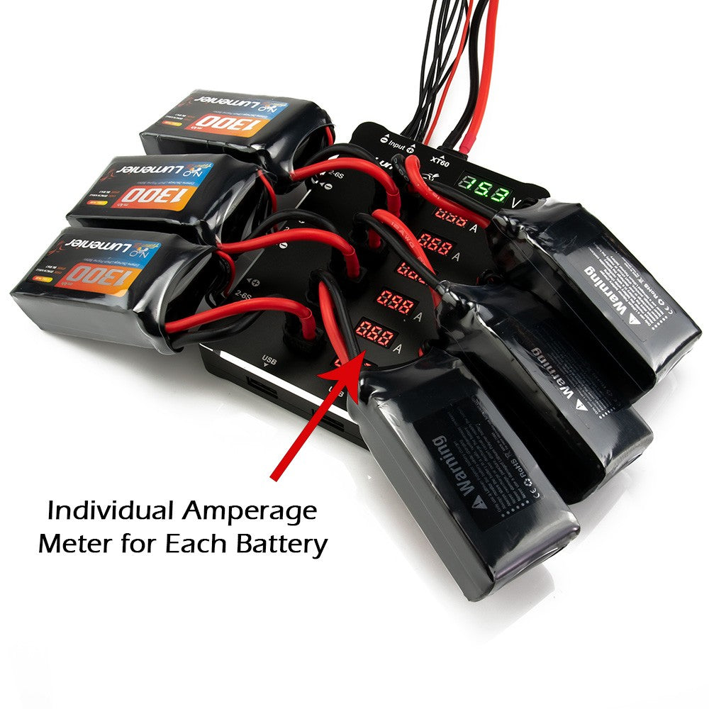 Lumenier ParaGuard PRO - Safe Parallel Charging Board (XT-60 - 6 Port)