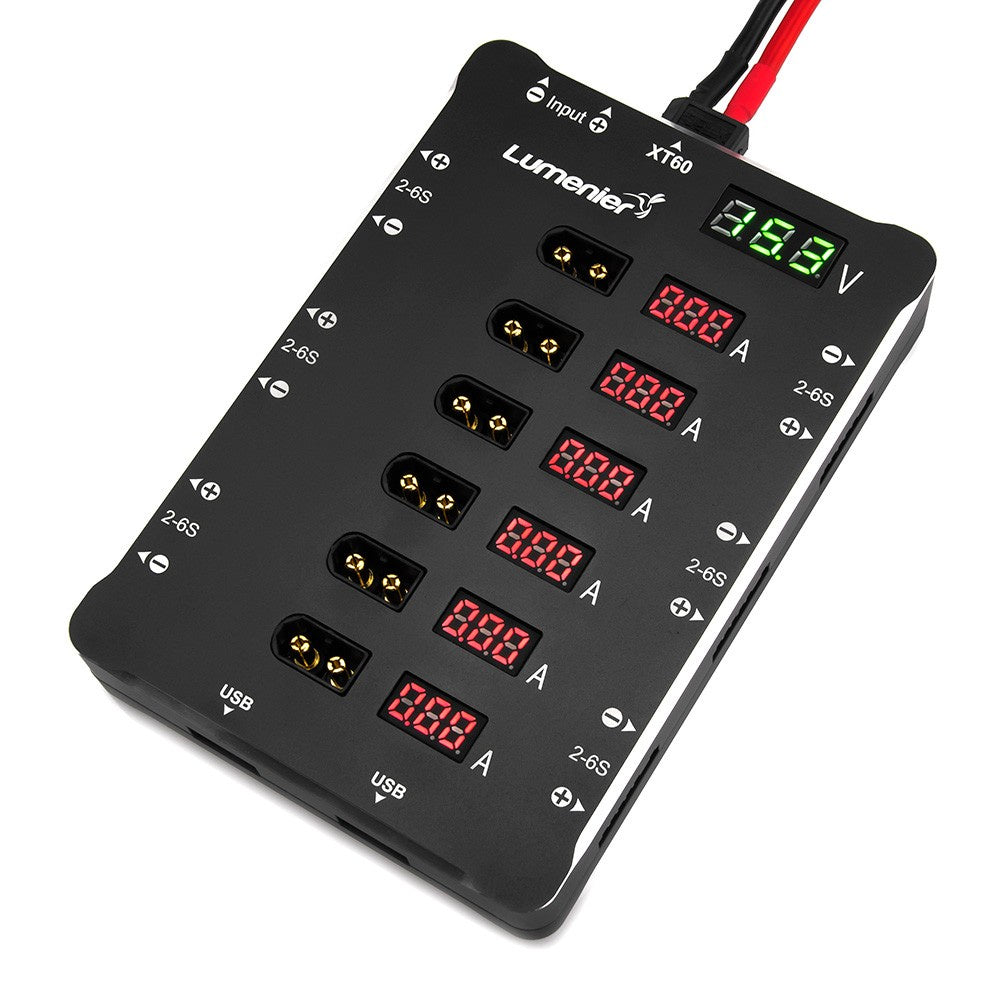 Lumenier ParaGuard PRO - Safe Parallel Charging Board (XT-60 - 6 Port)