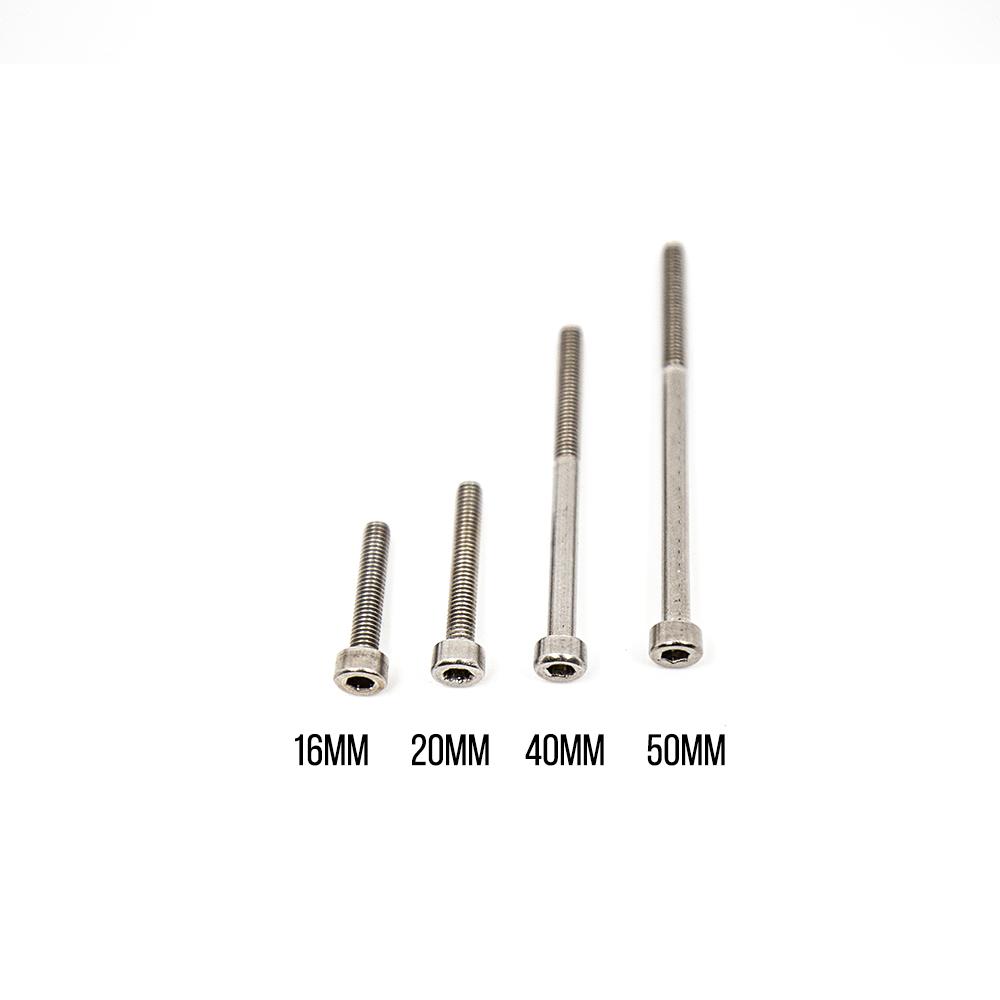 M3 Socket Head Screws 16mm/20mm/40mm/50mm