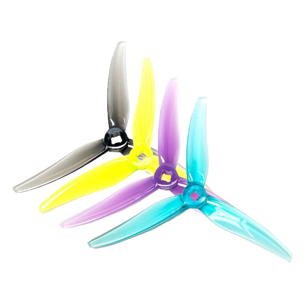 Gemfan Hurricane 4525 4.5" Durable Tri-Blade Propeller (2CW + 2CCW)
