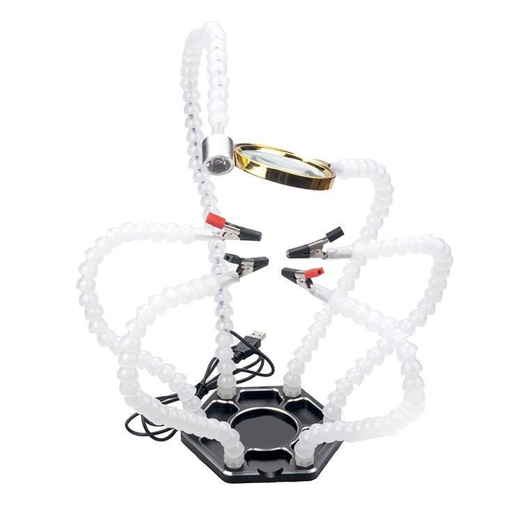 Phaser FPV Helping Hands with LED Light and Magnifier