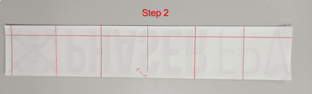 Phaser FPV Transfer Stickers 300mm x 50mm