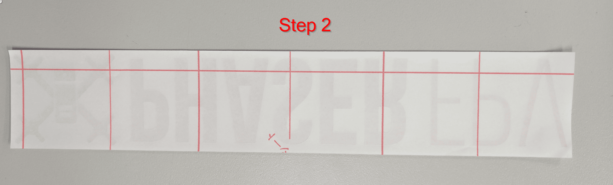 Phaser FPV Transfer Stickers 300mm x 50mm