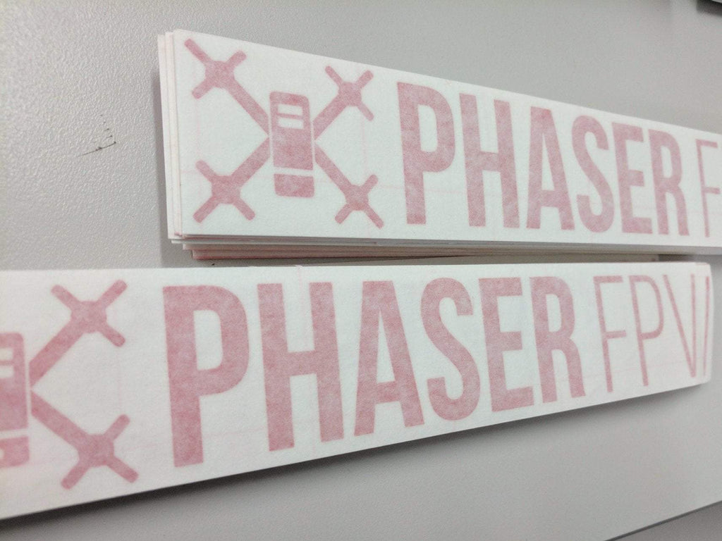 Phaser FPV Transfer Stickers 300mm x 50mm