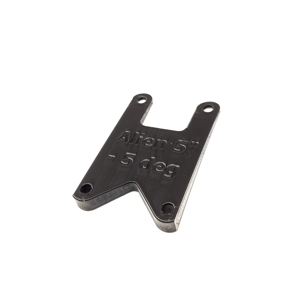 Phaser3D ±5 Degree Adjustable Angle GoPro Mount Wedges in TPU