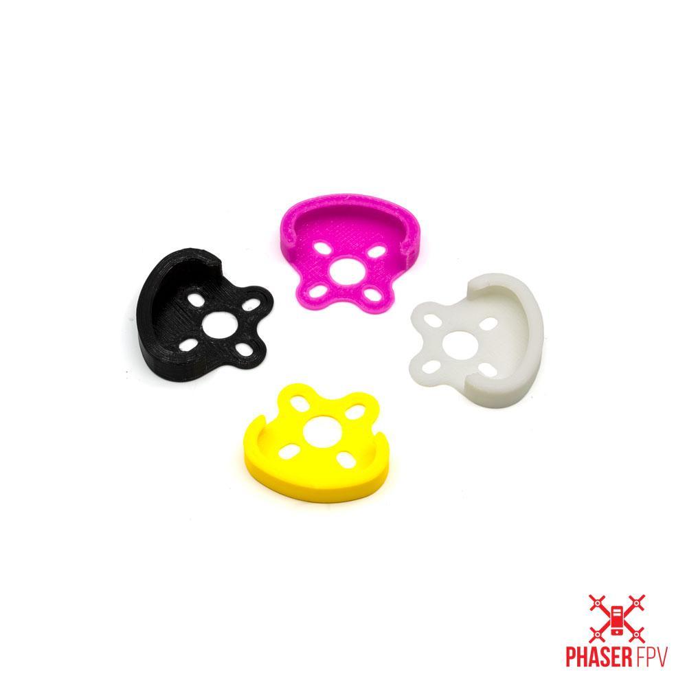 Phaser3D Armattan Rooster / Chameleon TI / Marmotte Soft Mount Arm Guards 1pc Crystal Red