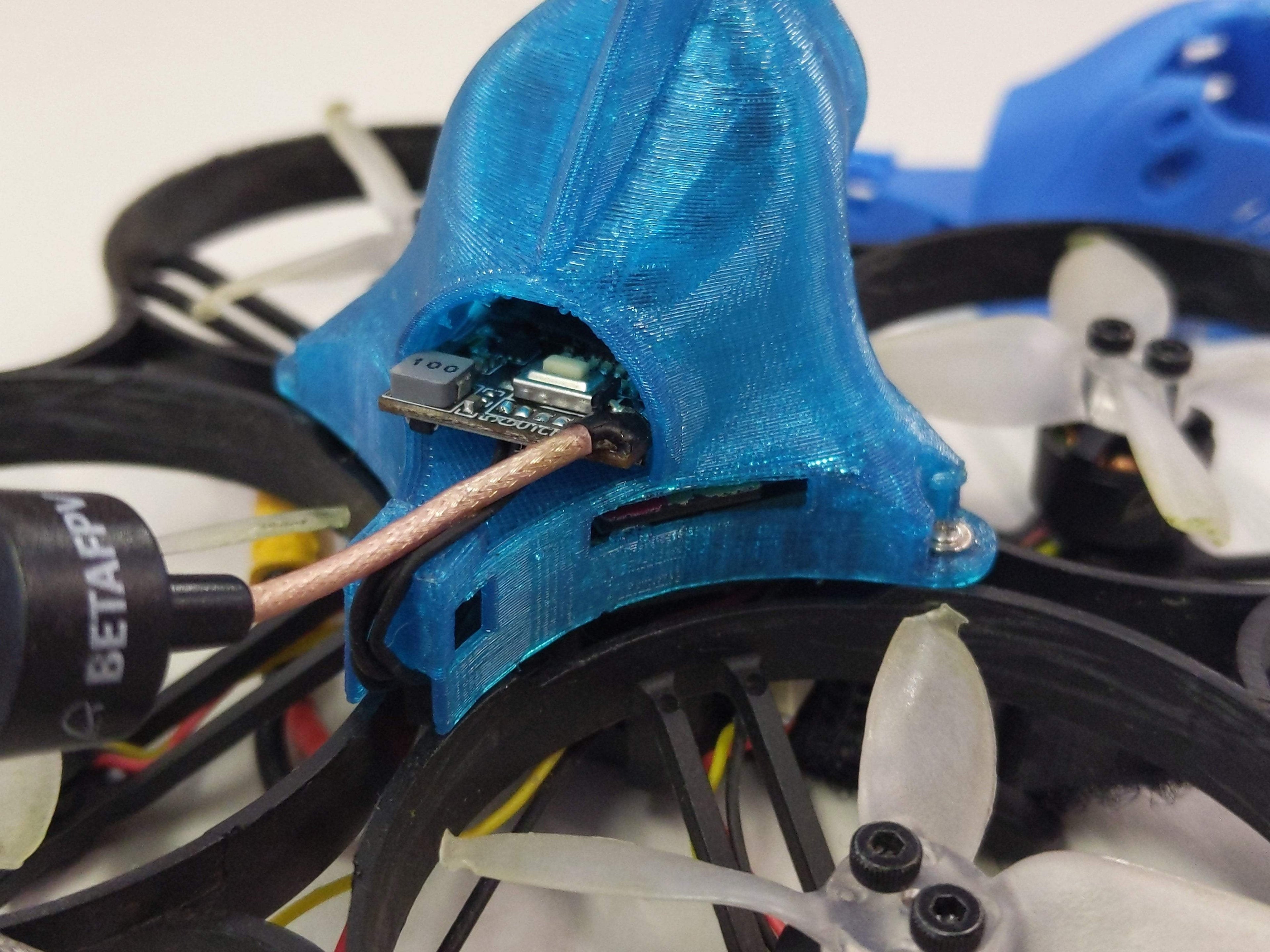 Phaser3D BetaFPV 85x Canopy Replacement Made In TPU/Nylon TPU / Transparent Blue